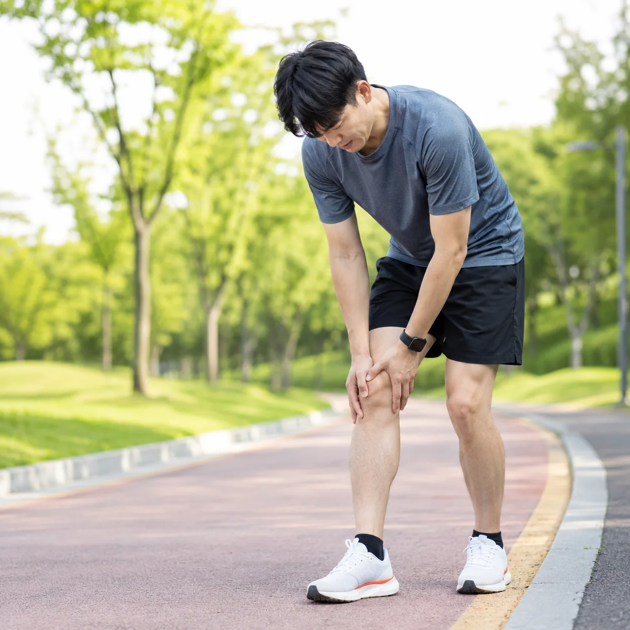 수원 스포츠재활이 필요한 러닝 중 무릎 통증 상황
