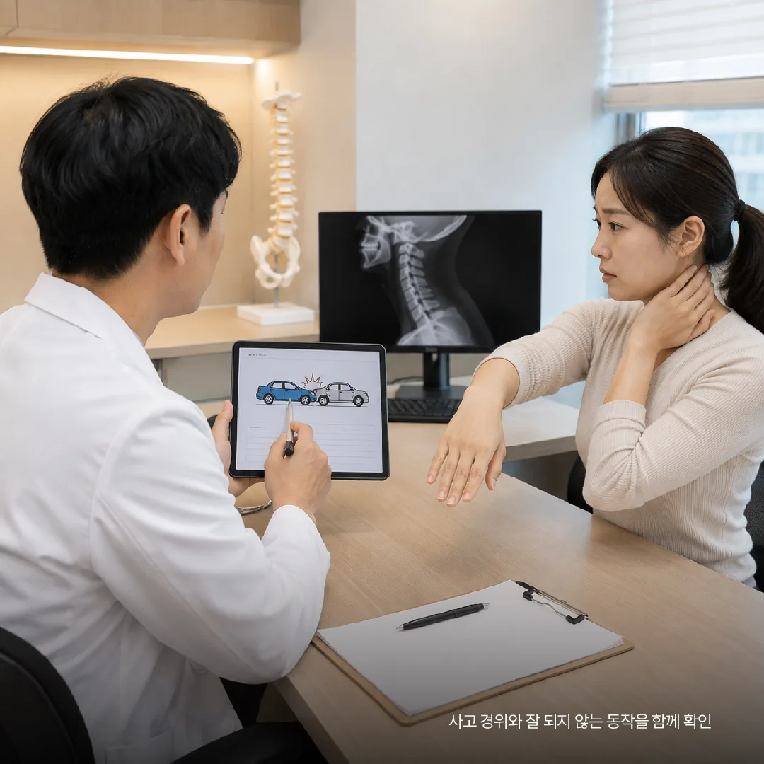 교통사고 입원 상담에서 확인하는 항목